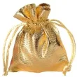 podziekowania dla gosci woreczek blyszczacy zloty santex 6 szt
