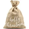 podziekowania dla gosci woreczek holly christmas jutowy partydeco 1 szt