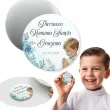 podziekowania na komunie dla gosci magnes chlopiec w albie personalizacja pamiatka 5 6 cm