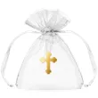 podziekowania na komunie woreczki krzyz 7 5 x 10 cm 5 szt