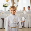 podziekowanie dla gosci na komunie pudeleczka na slodycze chlopiec w albie prezent x6