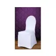 pokrowiec na krzeslo classic matowy bialy partydeco 1 szt