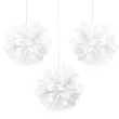 pompon bibulowy classic bialy amscan 3 szt