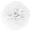 pompon bibulowy classic bialy partypal 15 cm