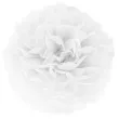pompon bibulowy classic bialy partypal 35 cm