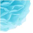 pompon bibulowy classic blekitny partypal 15 cm