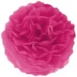 pompon bibulowy classic ciemny rozowy partypal 15 cm