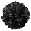 pompon bibulowy classic czarny 25 cm