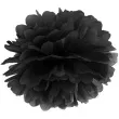 pompon bibulowy classic czarny partydeco 35 cm