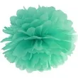 pompon bibulowy classic mietowy ciemny partydeco 35 cm
