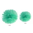 pompon bibulowy classic mietowy ciemny partydeco 35 cm