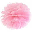 pompon bibulowy classic rozowy jasny partydeco 35 cm