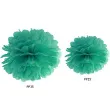 pompon bibulowy classic turkusowy partydeco 35 cm