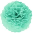 pompon bibulowy classic turkusowy partypal 15 cm