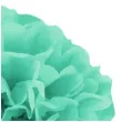 pompon bibulowy classic turkusowy partypal 15 cm