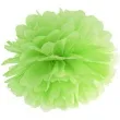 pompon bibulowy classic zielone jabluszko partydeco 35 cm