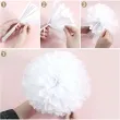 pompon bibulowy classic zielony partypal 15 cm