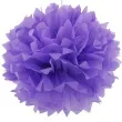 pompon bibulowy lawendowy 40 cm
