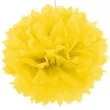 pompon bibulowy zolty 40 cm