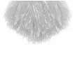 pompon czirliderka bialy partytino 40 cm 2 szt