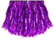 pompon czirliderka fioletowy partypal 38 cm 2 szt