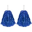 pompon czirliderka niebieski partypal 38 cm 2 szt