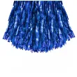 pompon czirliderka niebieski partypal 38 cm 2 szt