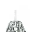 pompon czirliderka srebrny partypal 38 cm 2 szt