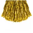 pompon czirliderka zloty partypal 38 cm 2 szt