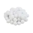 pompony dekoracyjne akrylowe arpex bialy 1 cm 170 szt