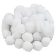 pompony dekoracyjne akrylowe arpex bialy 1 cm 170 szt