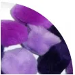pompony pluszowe akrylowe fioletowe mix titanum 25 mm 30 szt