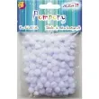 pompony pluszowe classic biale aliga 10 mm 120 szt