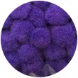 pompony pluszowe classic fioletowe aliga 20 mm 60 szt