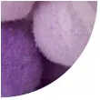 pompony pluszowe classic fioletowe astra 20 mm