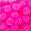 pompony pluszowe classic rozowe aliga 10 mm 120 szt