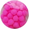 pompony pluszowe classic rozowe aliga 20 mm 60 szt
