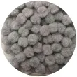 pompony pluszowe classic szare aliga 10 mm 120 szt