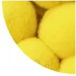 pompony pluszowe classic zolte aliga 15 50 mm 80 szt