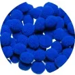 pompony pluszowe poliestrowe niebieski brewis 10 mm 100 szt