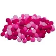 pompony pluszowe poliestrowe rozowy mix brewis 10 mm 100 szt