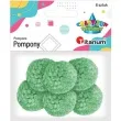 pompony pluszowe wloczkowe pastelowe mietowe titanum 30 mm 6 szt