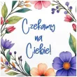prezent dekoracja balon foliowy czekamy na ciebie bialy do szpitala 18 rnd