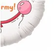 prezent dekoracja balon foliowy szybkiego powrotu do formy bialy do szpitala 18 rnd