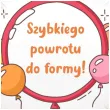 prezent dekoracja balon foliowy szybkiego powrotu do formy bialy do szpitala 18 rnd