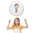 prezent dekoracja balon foliowy szybkiego powrotu do zdrowia chlopiec do szpitala 18 rnd