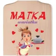 prezent deska drukowana dzien matki matka wariatka szaleje w kuchni