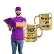 prezent dla emeryta zloty kubekkubek nic juz nie musze jestem na emeryturze 330 ml