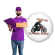 prezent dla motocyklisty balon szerokiej drogi na pelnych obrotach motocross 18 rnd