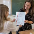 prezent dla nauczyciela na zakonczenie roku dzien edukacji swiadectwo szkolne certyfikat dyplom a4